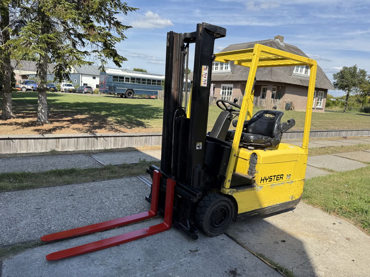 Hyster 1600KG elektrische heftruck 3.3M Freelift Sideshift