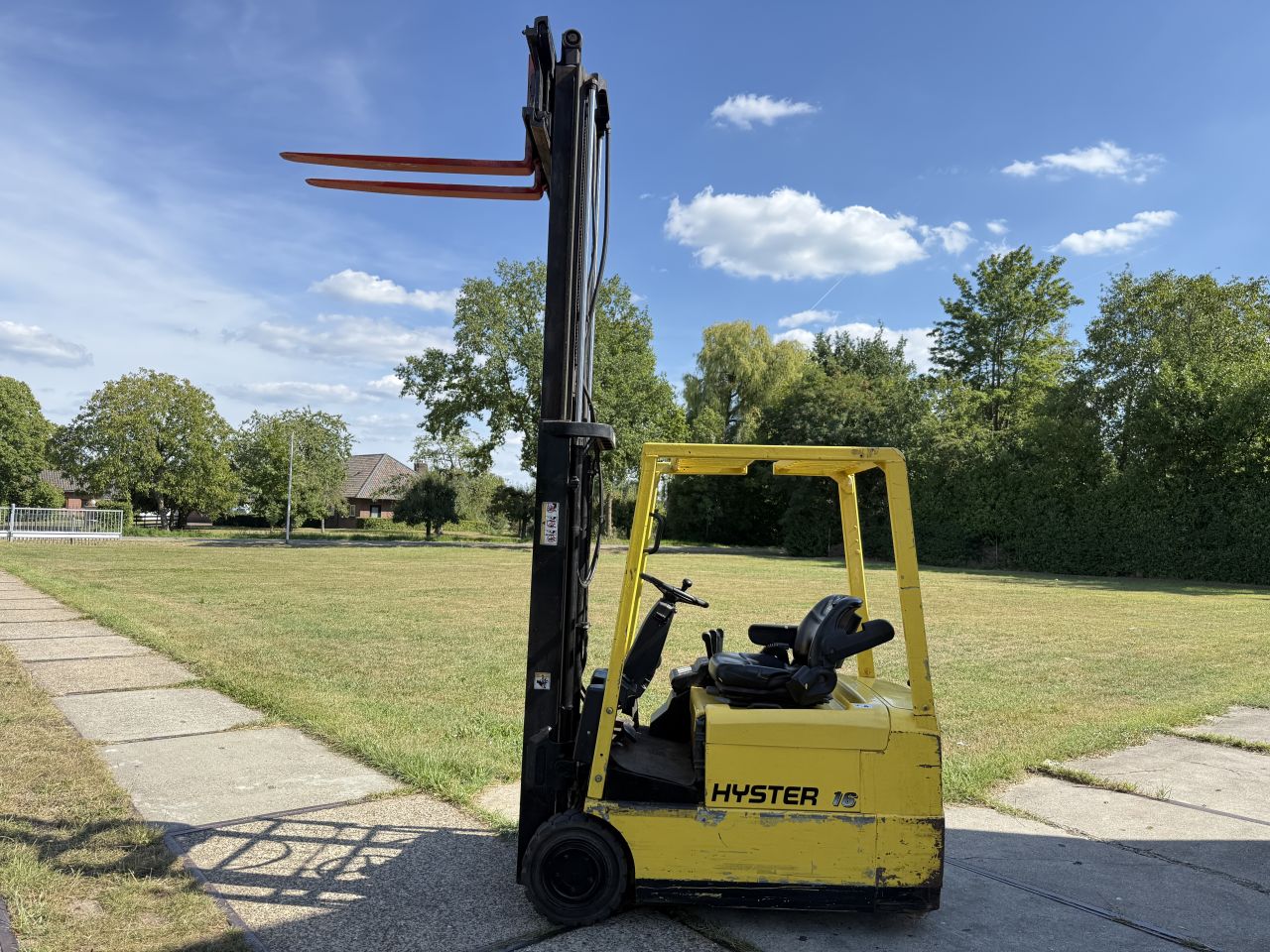 Hyster 1600KG elektrische heftruck 3.3M Freelift Sideshift