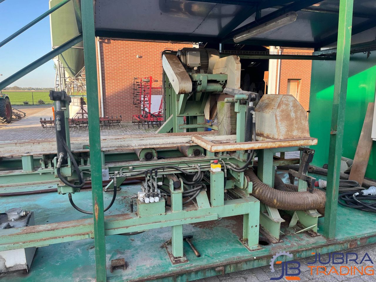 Mobiele Zaagtafel | Elektrisch 380V | Hydraulisch | Goed werkend
