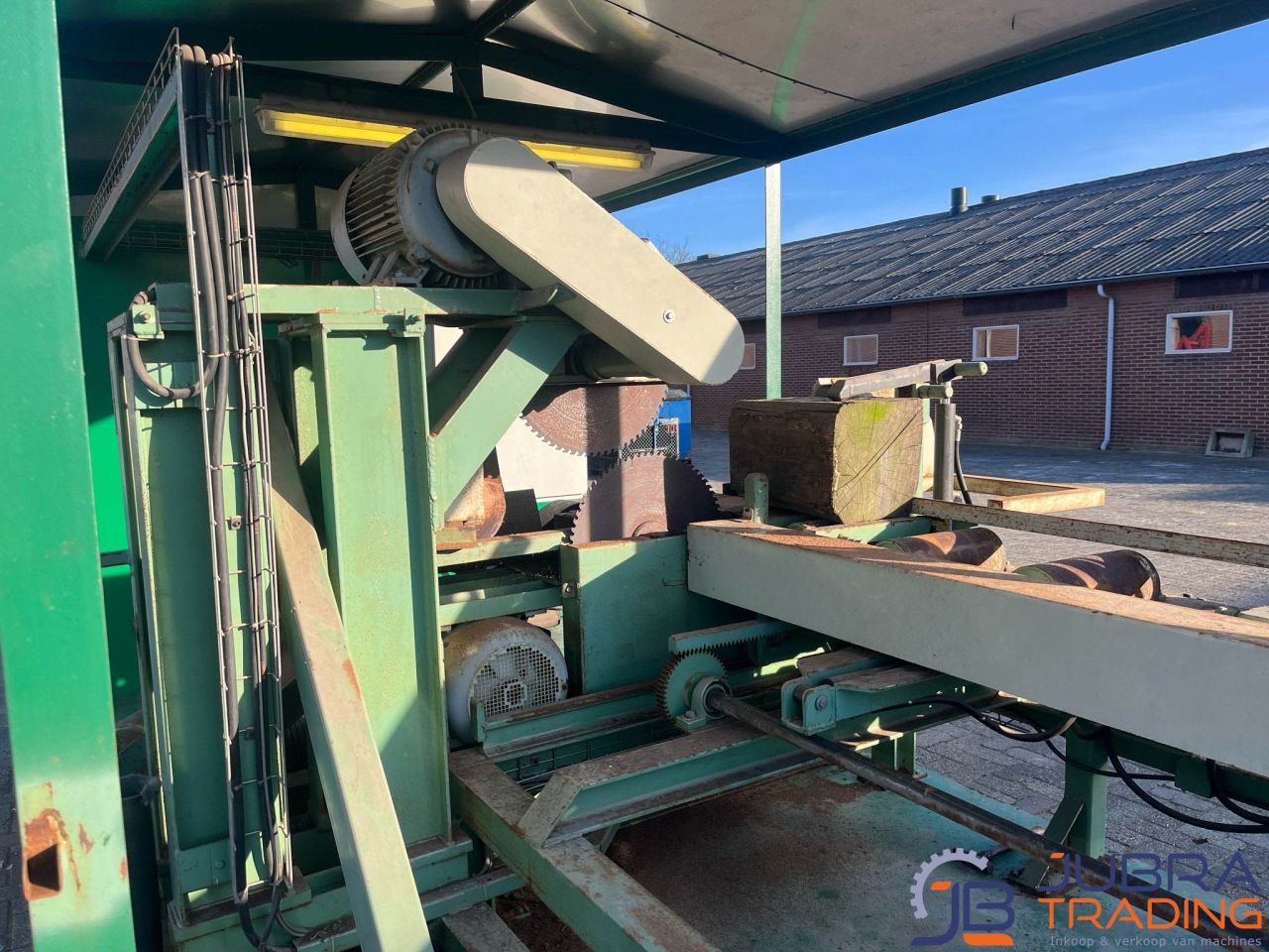 Mobiele Zaagtafel | Elektrisch 380V | Hydraulisch | Goed werkend