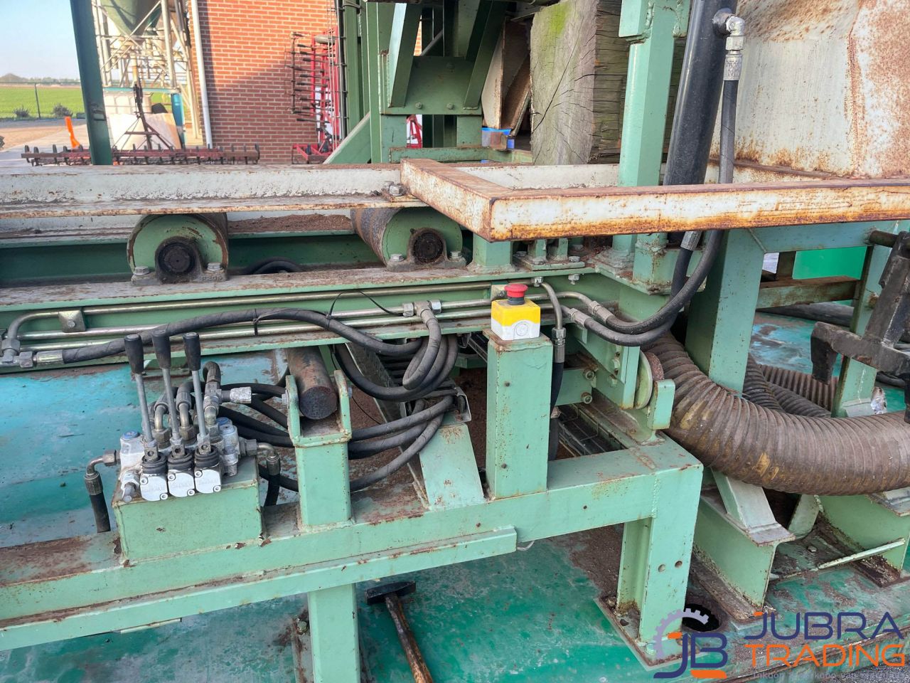 Mobiele Zaagtafel | Elektrisch 380V | Hydraulisch | Goed werkend