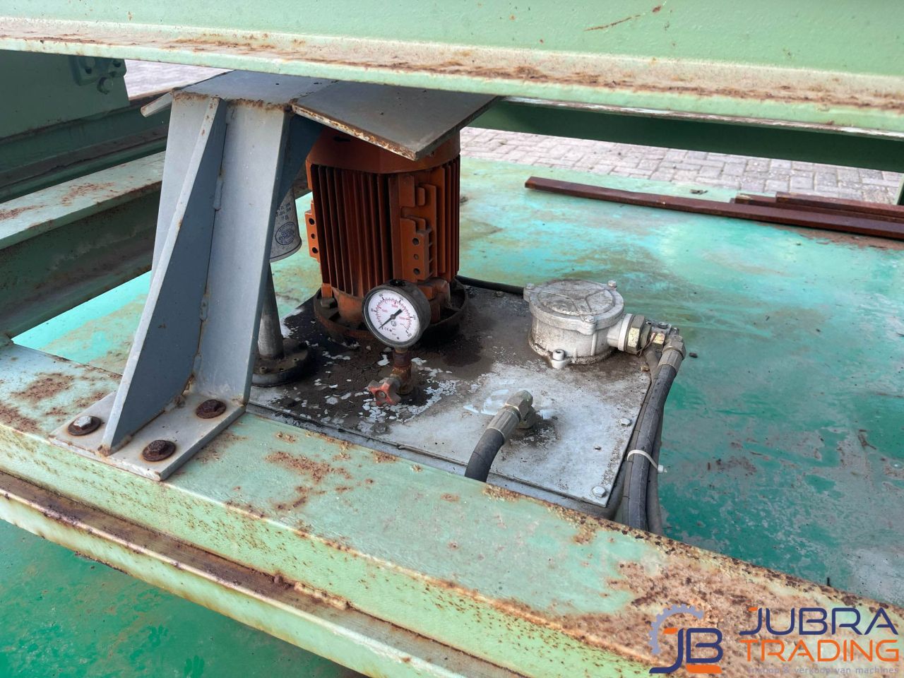 Mobiele Zaagtafel | Elektrisch 380V | Hydraulisch | Goed werkend