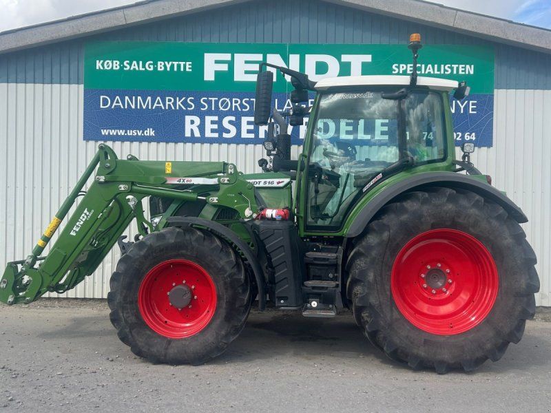 Fendt 516 Vario S4 Profi Plus Frontlæsser + Front PTO + Luft mm.
