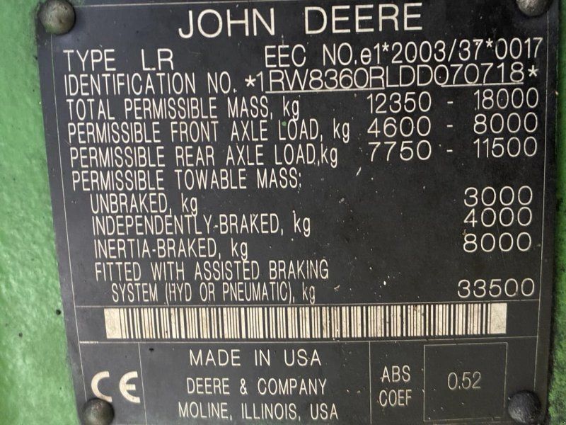 John Deere 8360
