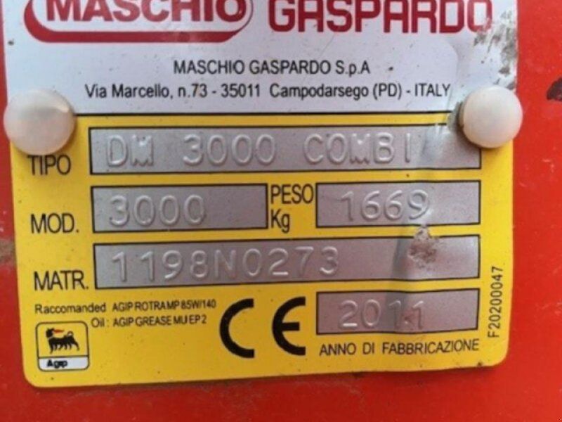 Maschio DM 300 Combi