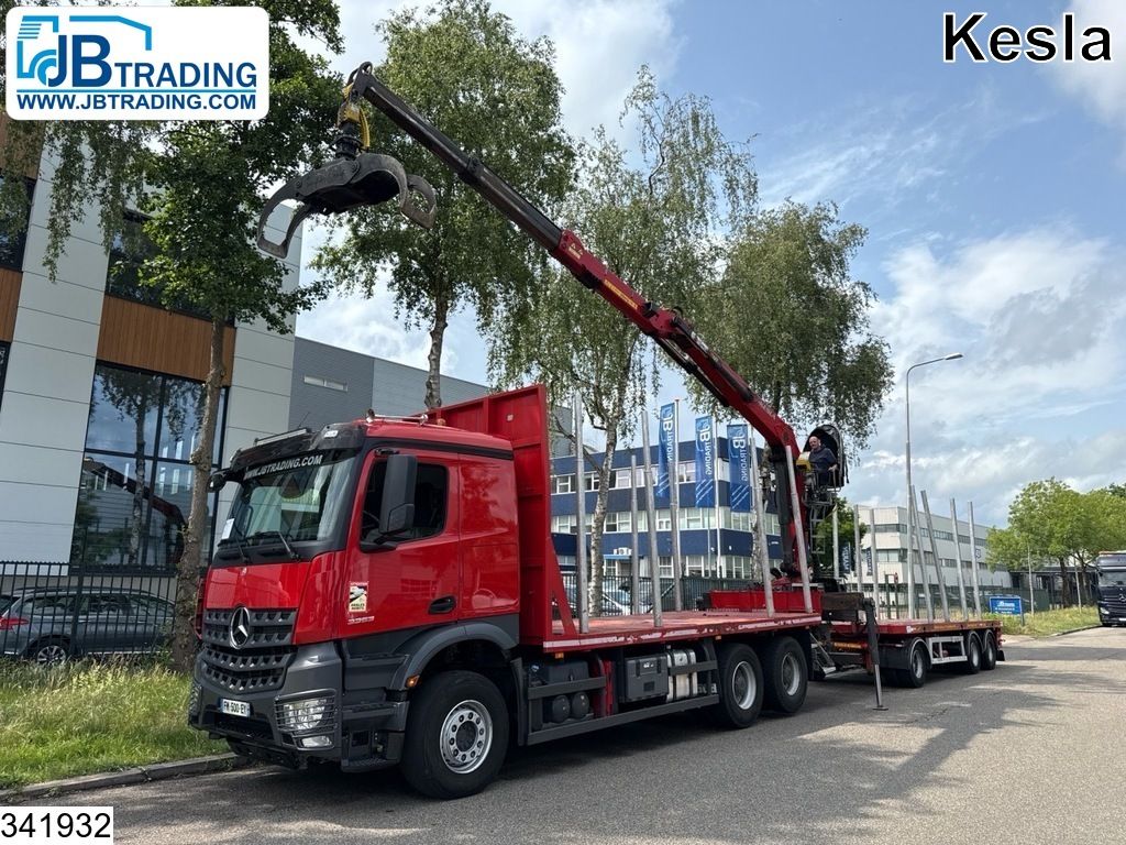 Mercedes Arocs 3353 6x4, EURO 6, Rertarder, Kesla, Combi