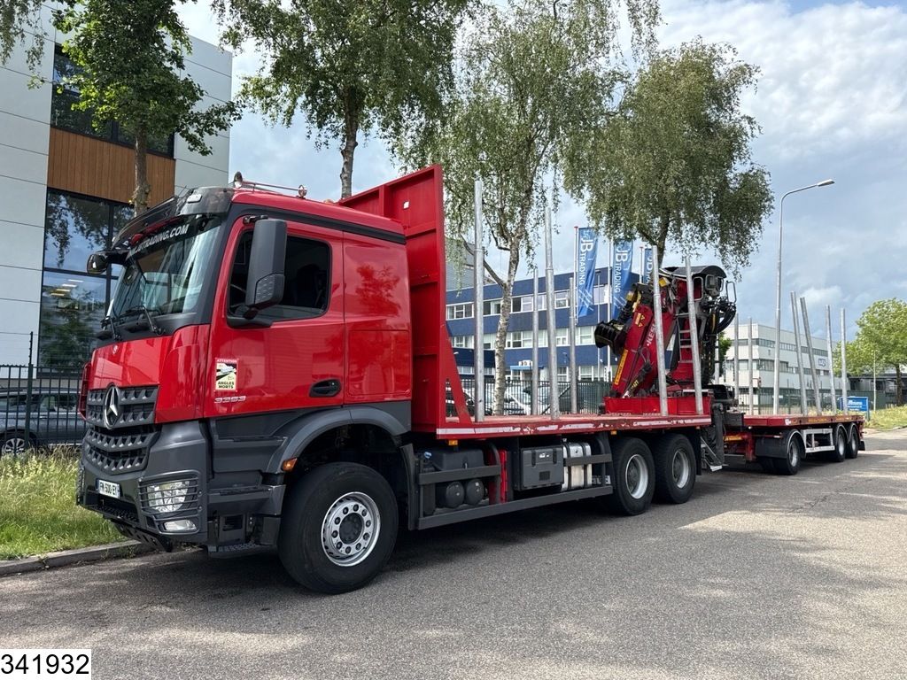 Mercedes Arocs 3353 6x4, EURO 6, Rertarder, Kesla, Combi