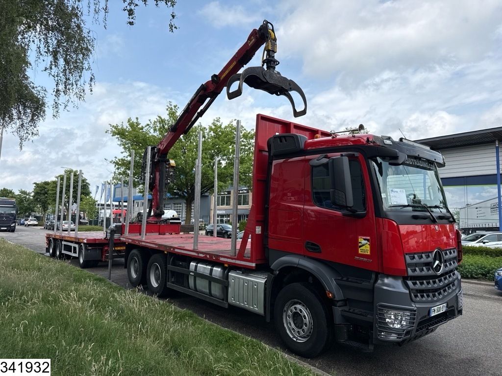 Mercedes Arocs 3353 6x4, EURO 6, Rertarder, Kesla, Combi