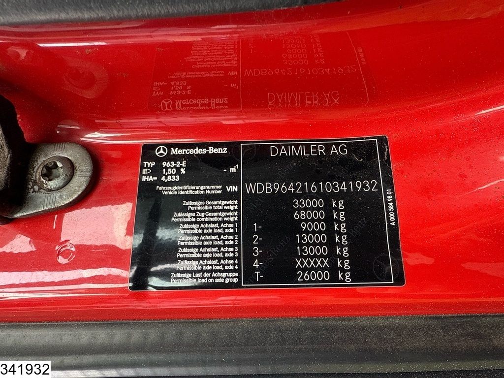 Mercedes Arocs 3353 6x4, EURO 6, Rertarder, Kesla, Combi