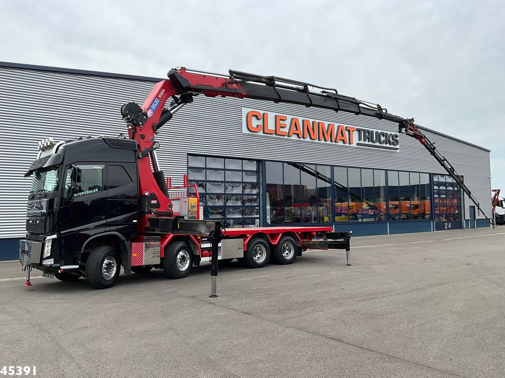 Volvo FH 540 8x4 HMF 85 Tonmeter laadkraan + Fly-Jib Just 222.786 km!