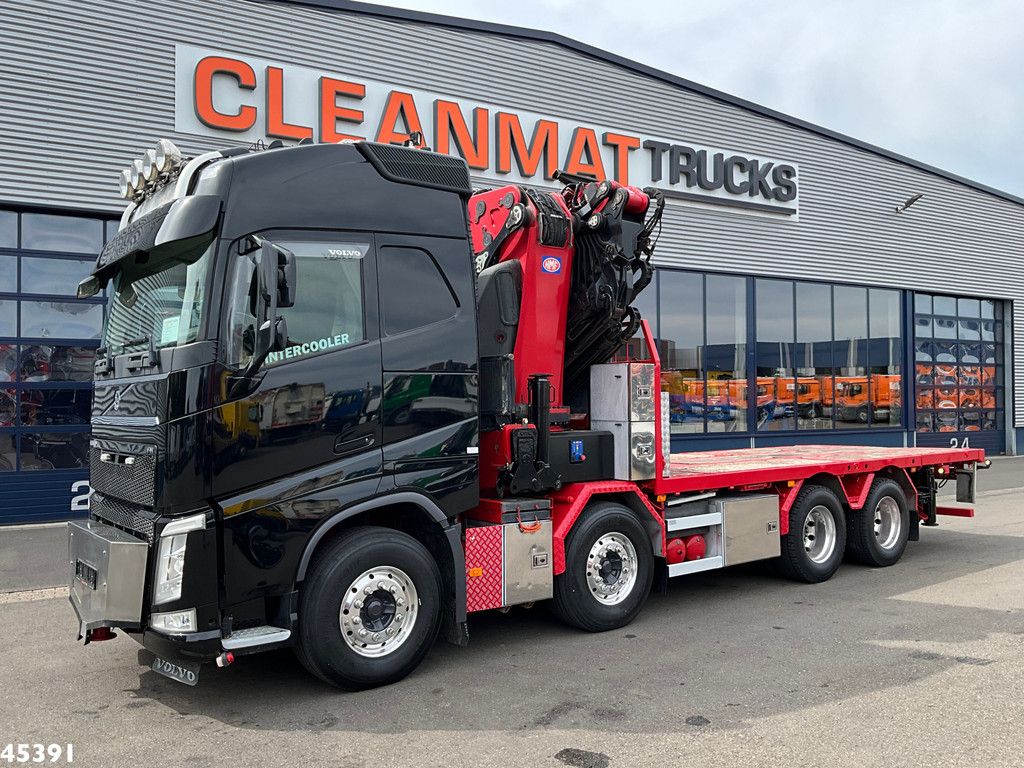 Volvo FH 540 8x4 HMF 85 Tonmeter laadkraan + Fly-Jib Just 222.786 km!
