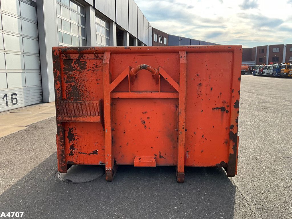 Container flatbed met zijborden