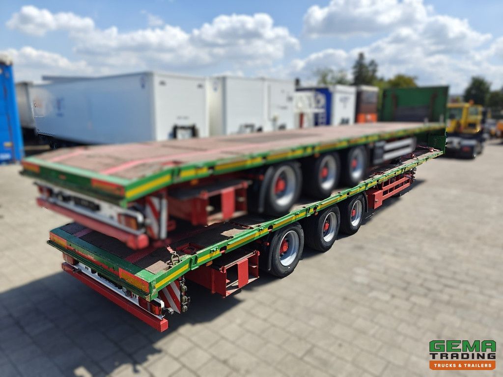 HRD NTS 3-Achser SAF - MEGA - Heavy Duty - Rungen/Stände - Schräges Heck mit Regenrinne - Heavy-Duty-Seitenträger - 2 Stück auf Lager - Preis pro Stück