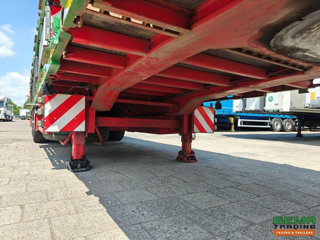 HRD NTS 3-Achser SAF - MEGA - Heavy Duty - Rungen/Stände - Schräges Heck mit Regenrinne - Heavy-Duty-Seitenträger - 2 Stück auf Lager - Preis pro Stück