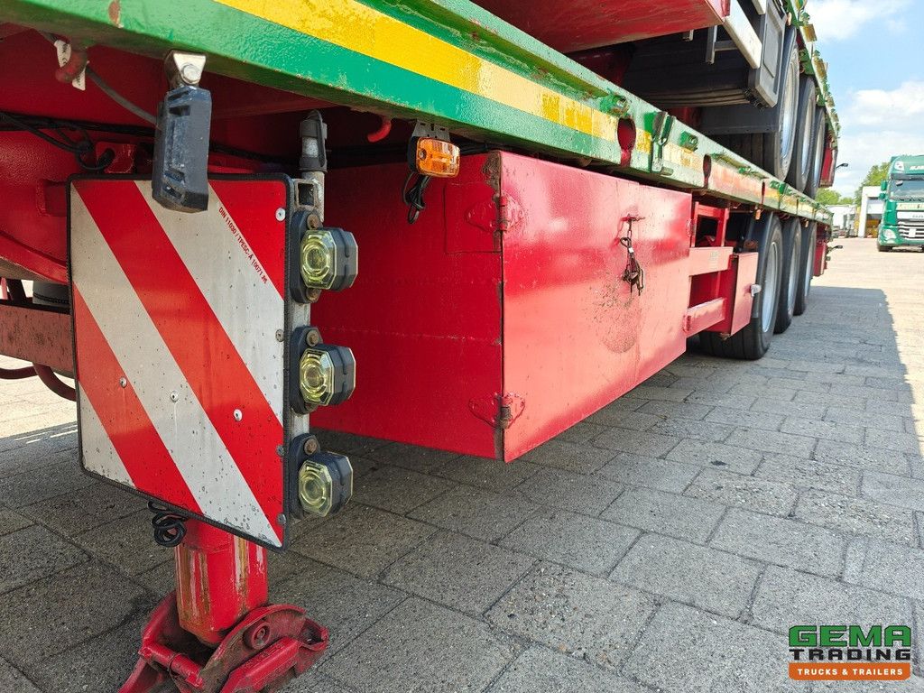 HRD NTS 3-Achser SAF - MEGA - Heavy Duty - Rungen/Stände - Schräges Heck mit Regenrinne - Heavy-Duty-Seitenträger - 2 Stück auf Lager - Preis pro Stück