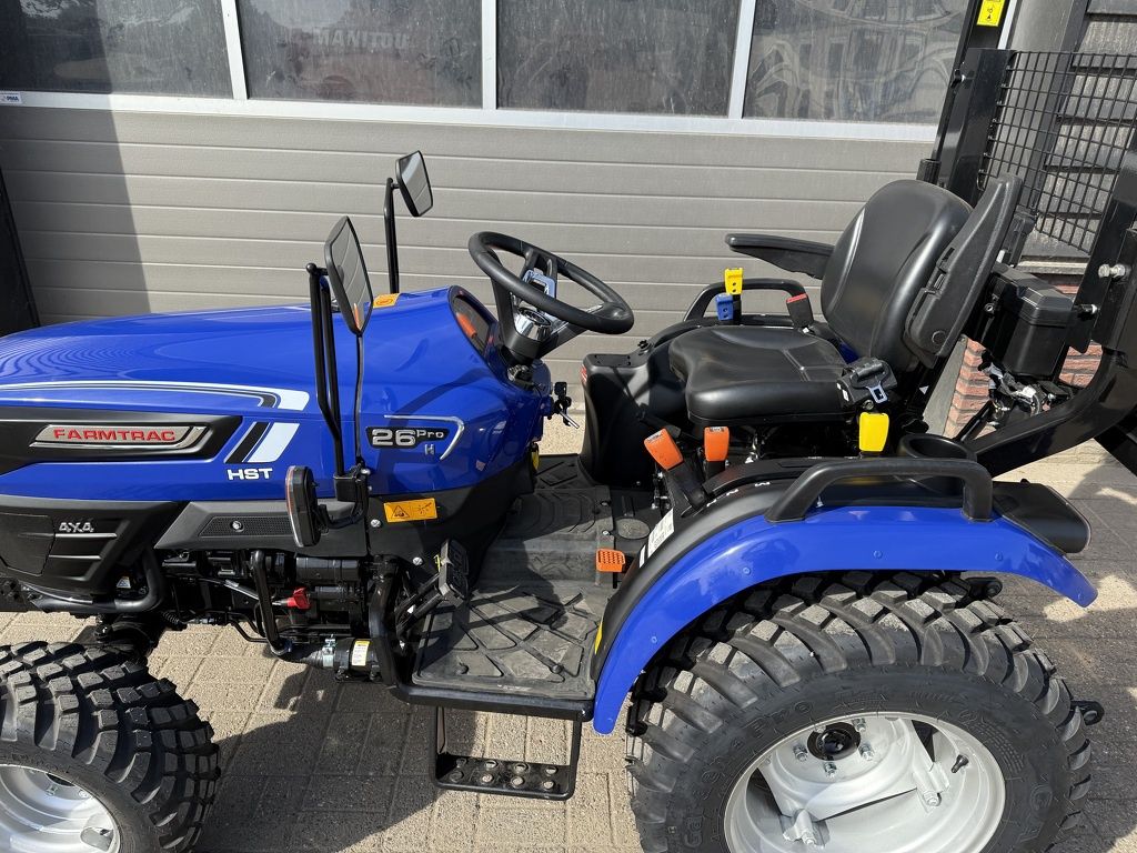Farmtrac FT26 HST PRO minitractor NIEUW op garden pro galaxy banden