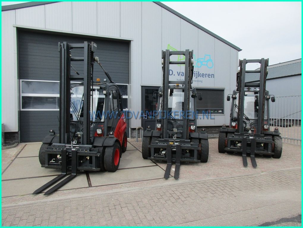 Linde 2x H50D + H45D sideshift+forkpositioner+airco