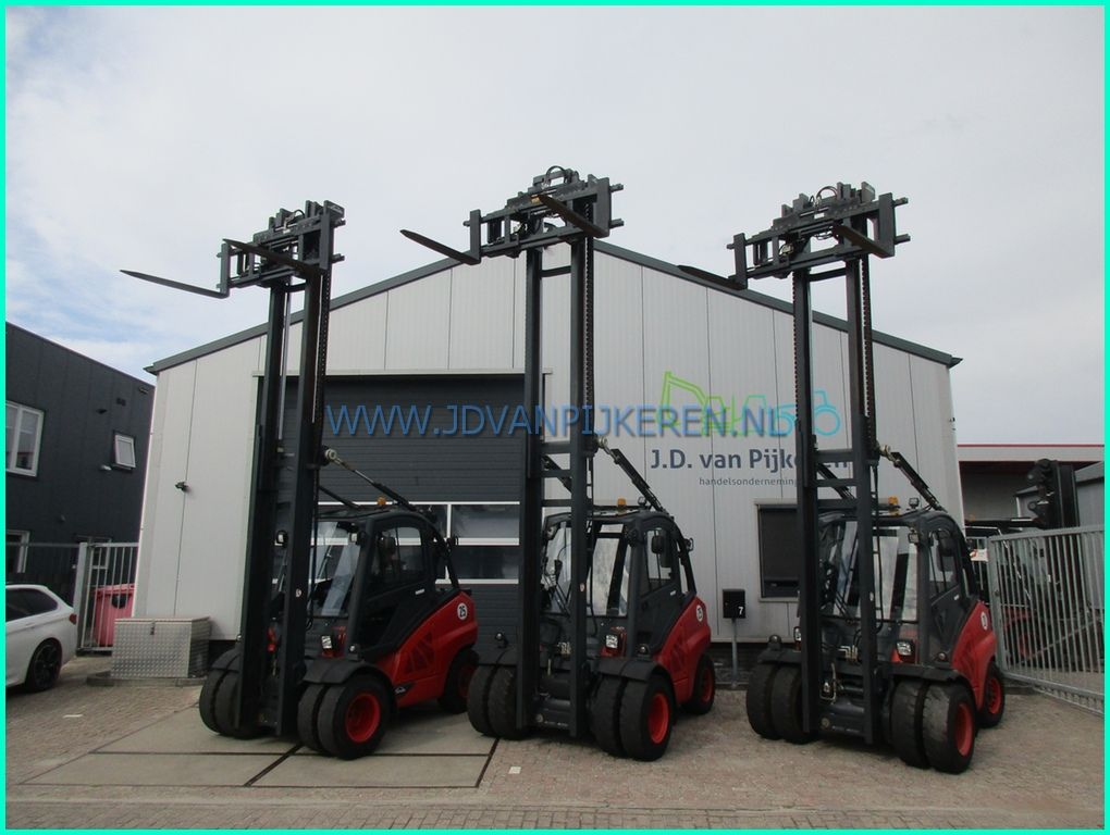 Linde 2x H50D + H45D sideshift+forkpositioner+airco