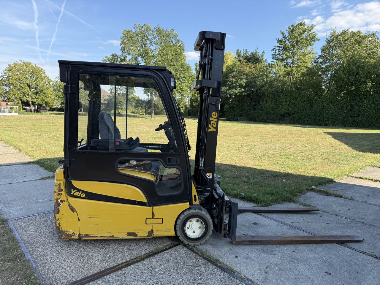 Yale 2000KG BJ2017 Sideshift vorkversteller 4000uur non marking