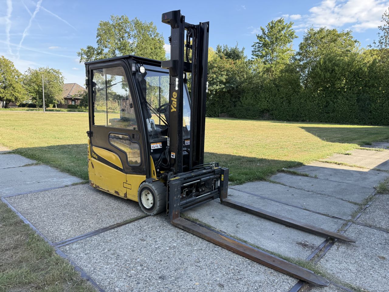 Yale 2000KG BJ2017 Sideshift vorkversteller 4000uur non marking