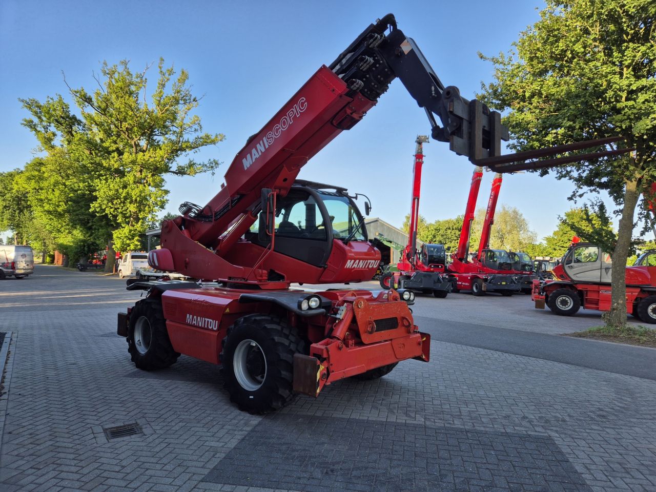 Used MANITOU MRT 1850 roto telescopic with lifting height 18 m