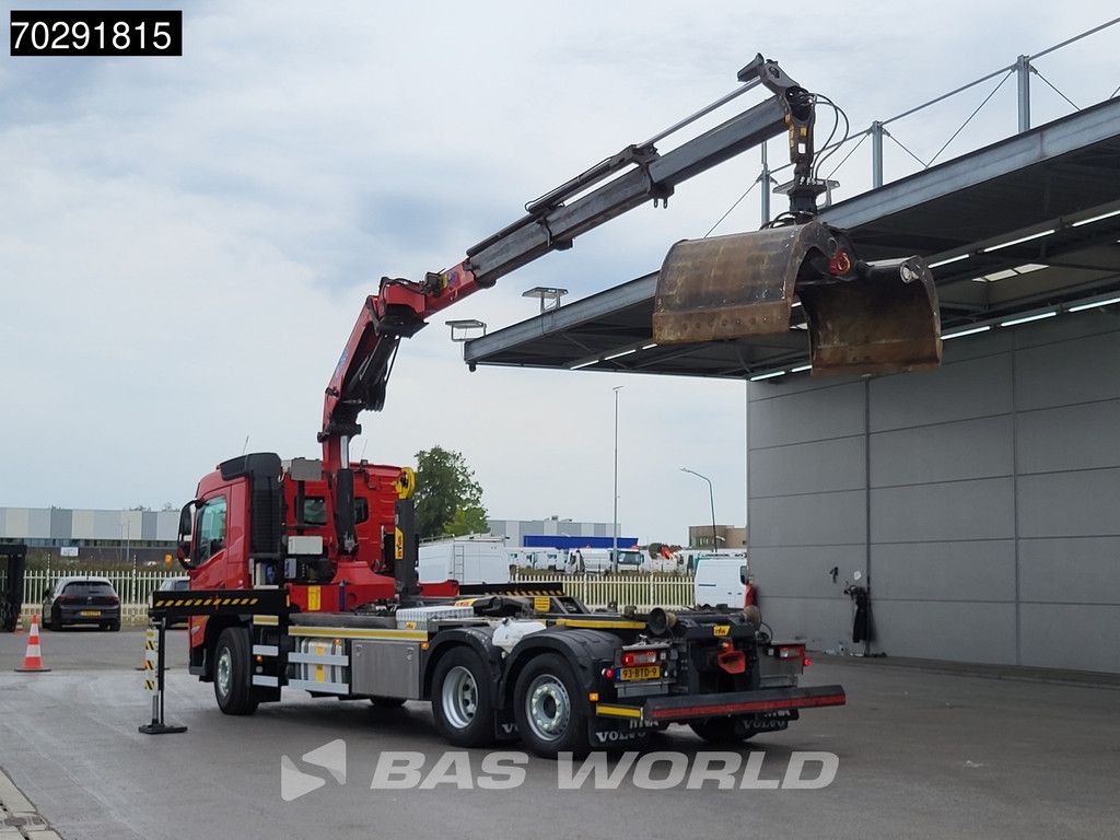 Volvo FM 420 6X2 NL-Truck HMF 2820K-RCS Crane Hyva 22-55-S Hooklift Lift-Steering-Axle LED Euro 6