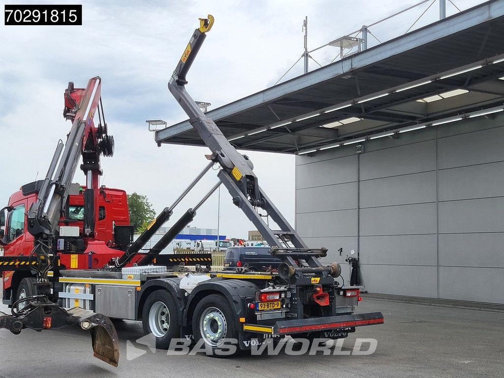 Volvo FM 420 6X2 NL-Truck HMF 2820K-RCS Crane Hyva 22-55-S Hooklift Lift-Steering-Axle LED Euro 6
