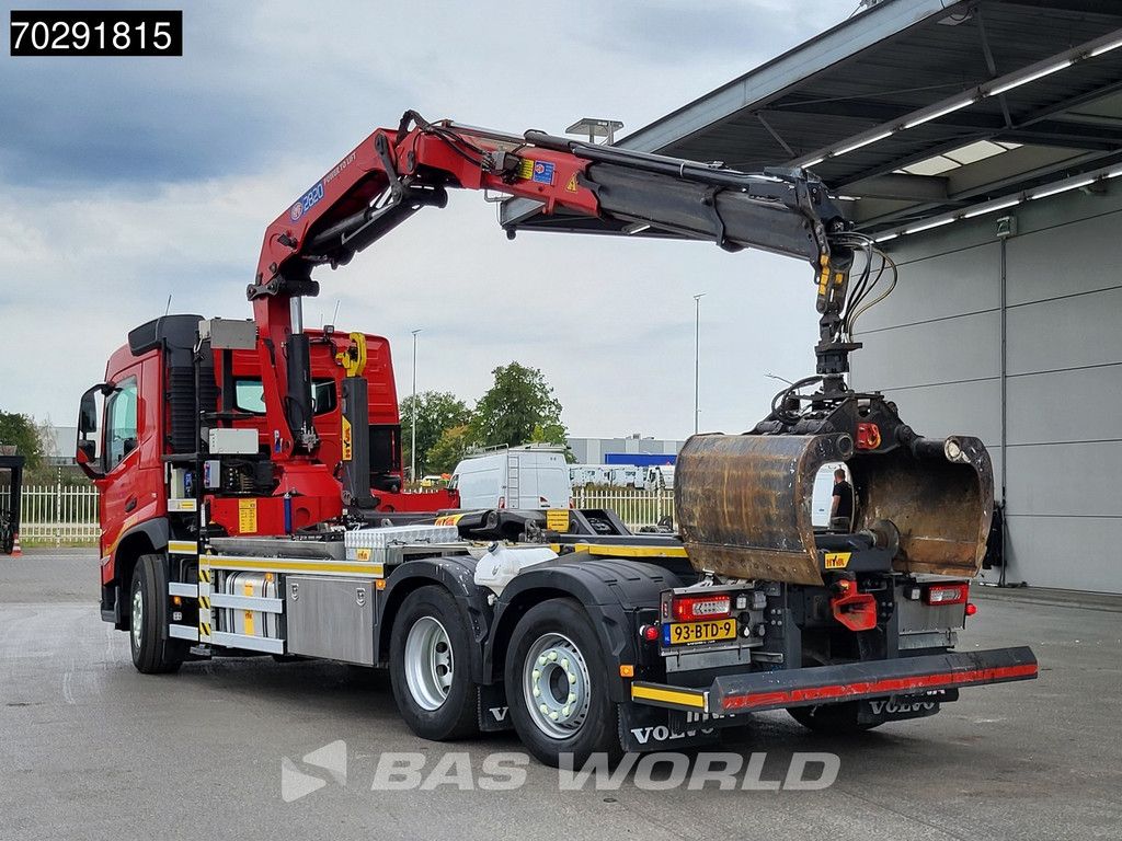Volvo FM 420 6X2 NL-Truck HMF 2820K-RCS Crane Hyva 22-55-S Hooklift Lift-Steering-Axle LED Euro 6