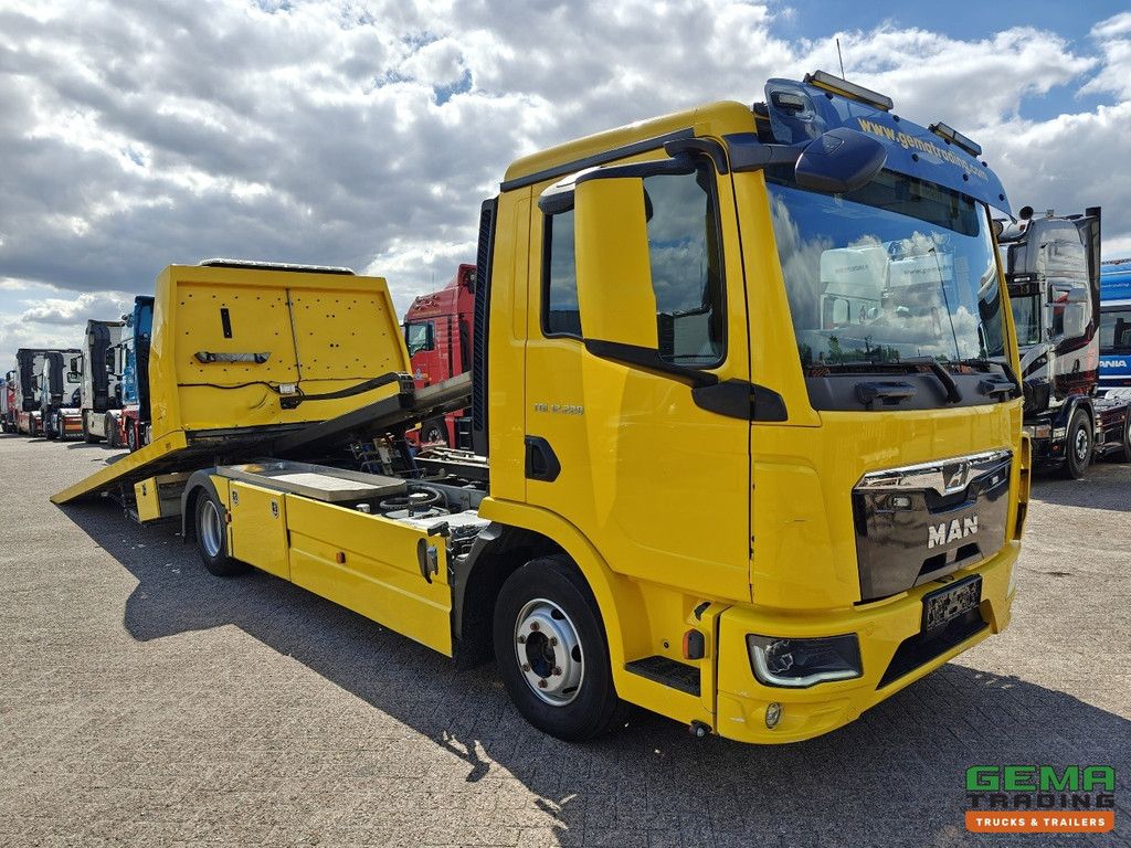 MAN TGL 12.220 4x2 Daycab Euro 6 – Falkom FAS5000 + FAL2000 + Doppelwinde 3600 kg – Fernbedienung – SMARTTachoV2