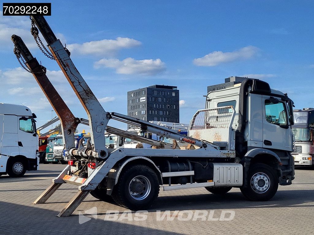 Mercedes Arocs 1948 4X2 14tons skiploader Retarder Full steel suspension Euro 6