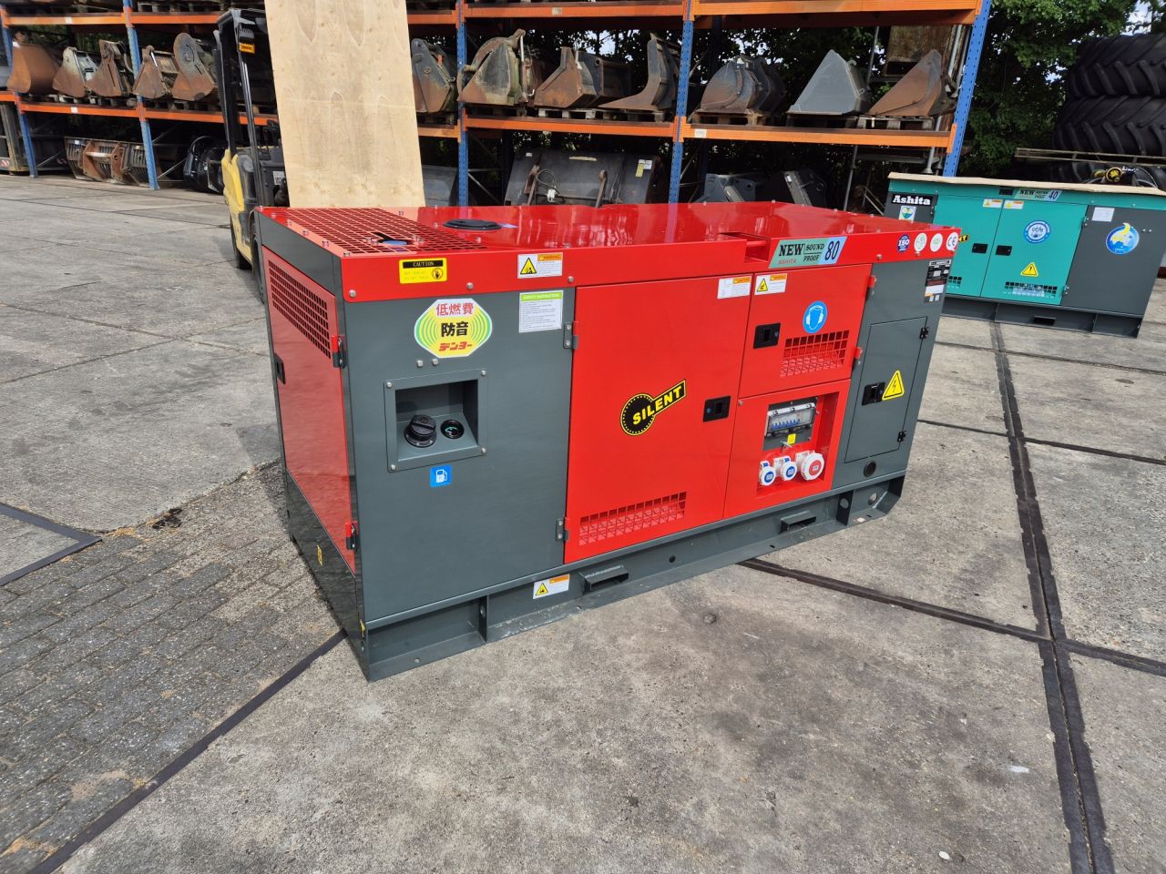ASHITA AG3-80 diesel aggregaat 80 KVA