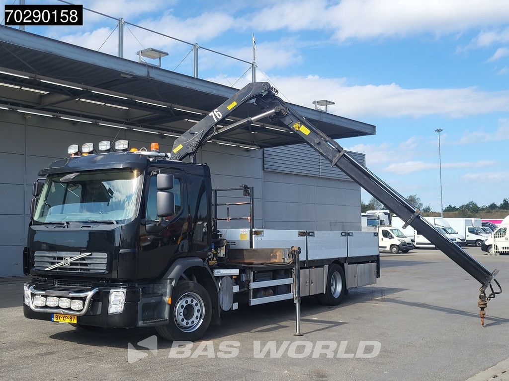 Volvo FE 240 4X2 HMF 760 K2 Kran Crane Remote control Manual Euro 5