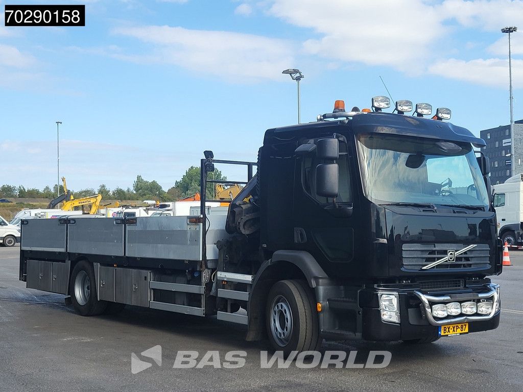 Volvo FE 240 4X2 HMF 760 K2 Kran Crane Remote control Manual Euro 5