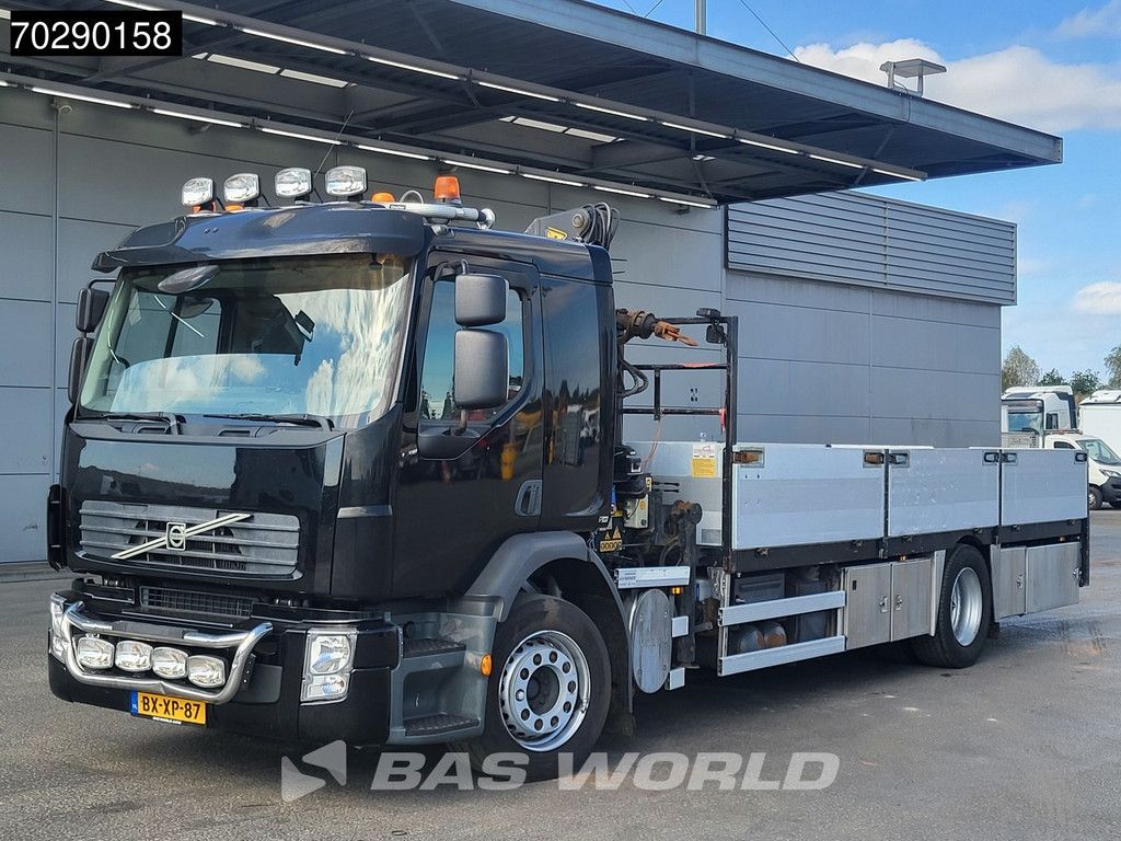 Volvo FE 240 4X2 HMF 760 K2 Kran Crane Remote control Manual Euro 5