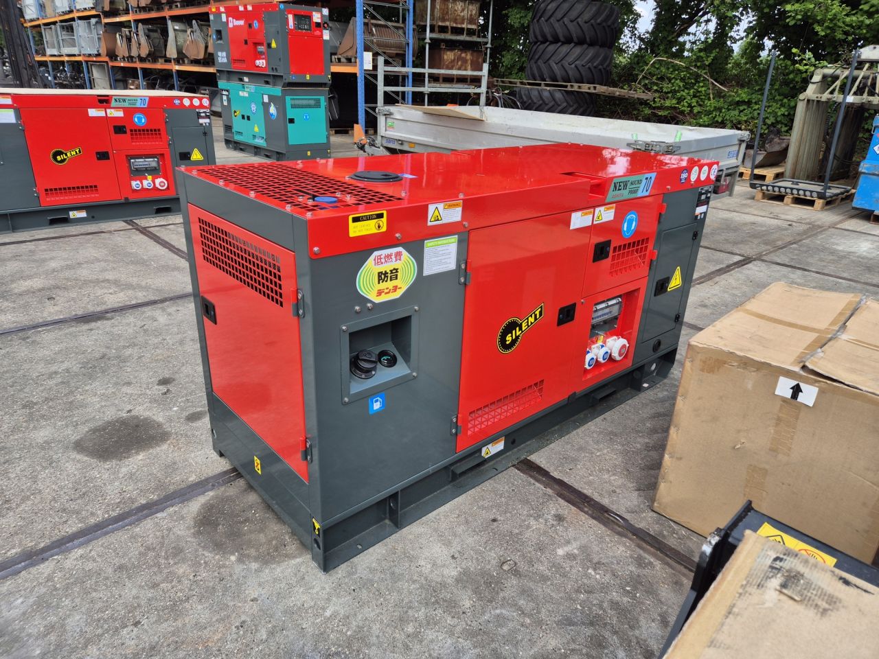 ASHITA AG3-70 diesel aggregaat 70 kva