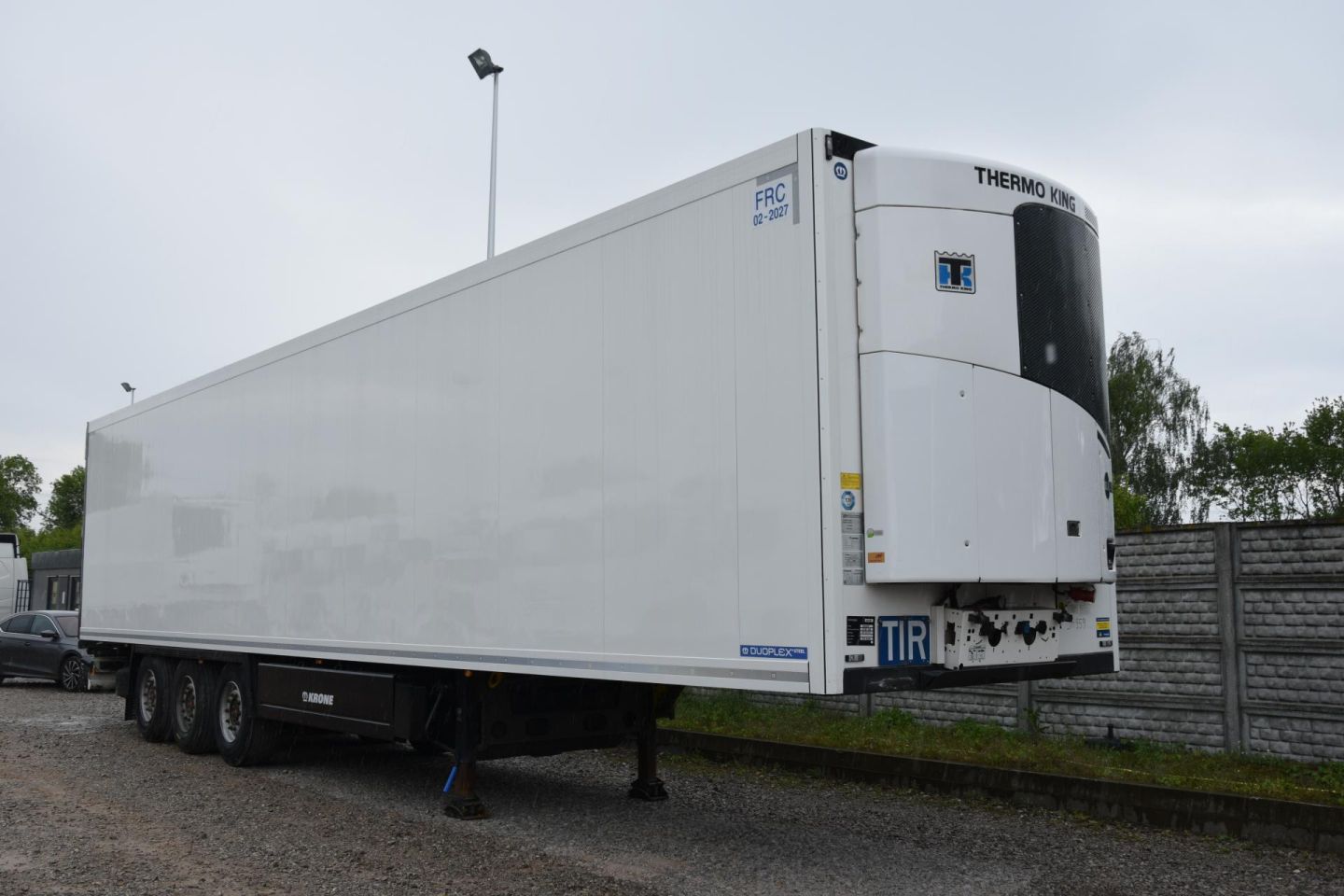 Krone SDR Double Deck Cool Liner FP45 ThermoKing SLXi 300 Lifting Axle