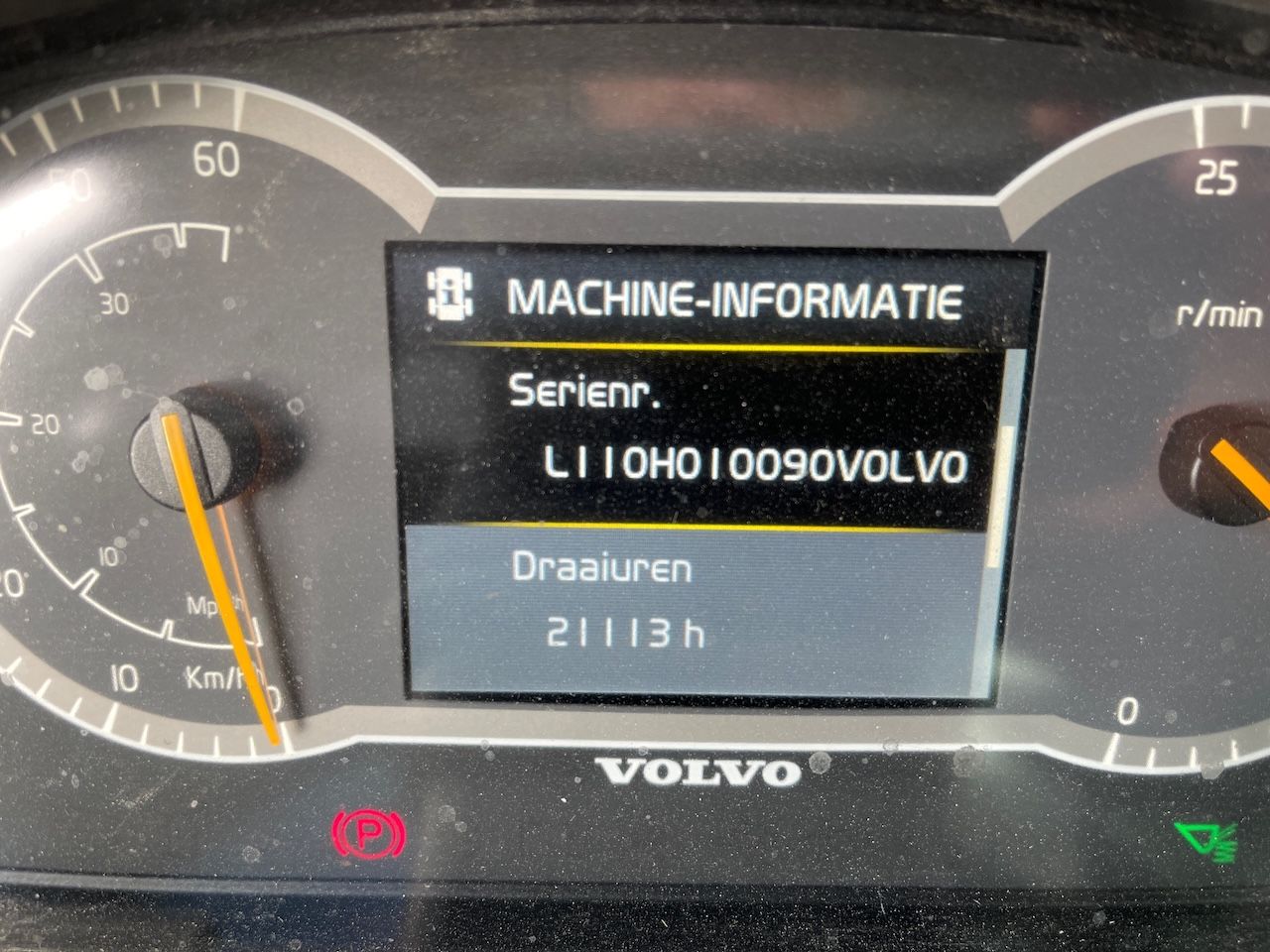 Volvo L110H NL machine