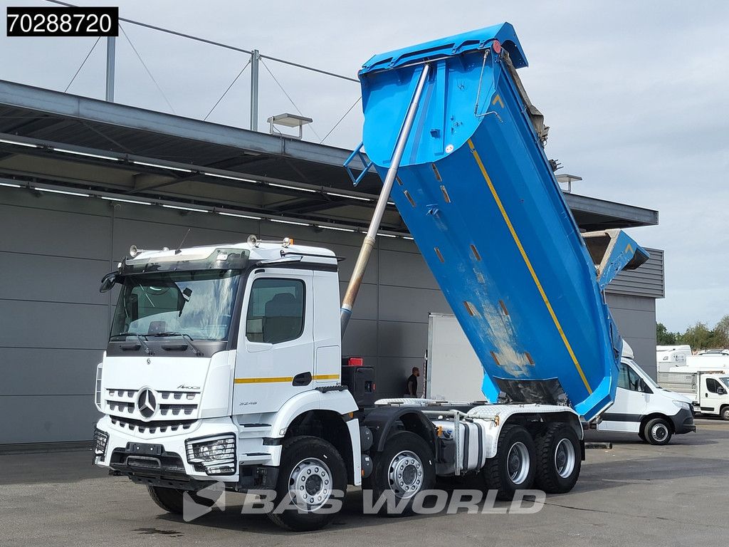 Mercedes Arocs 3246 8X4 18m3 Marrel tipper Retarder Steelsuspension Automatic Navi