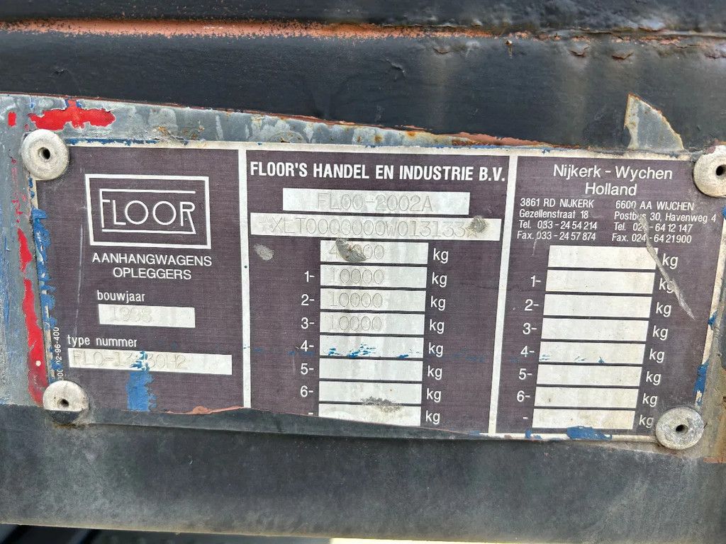 Floor | 3 AXLE | STEERING | CENTRAL LUB SYSTEM | STROG TRAILER !!
