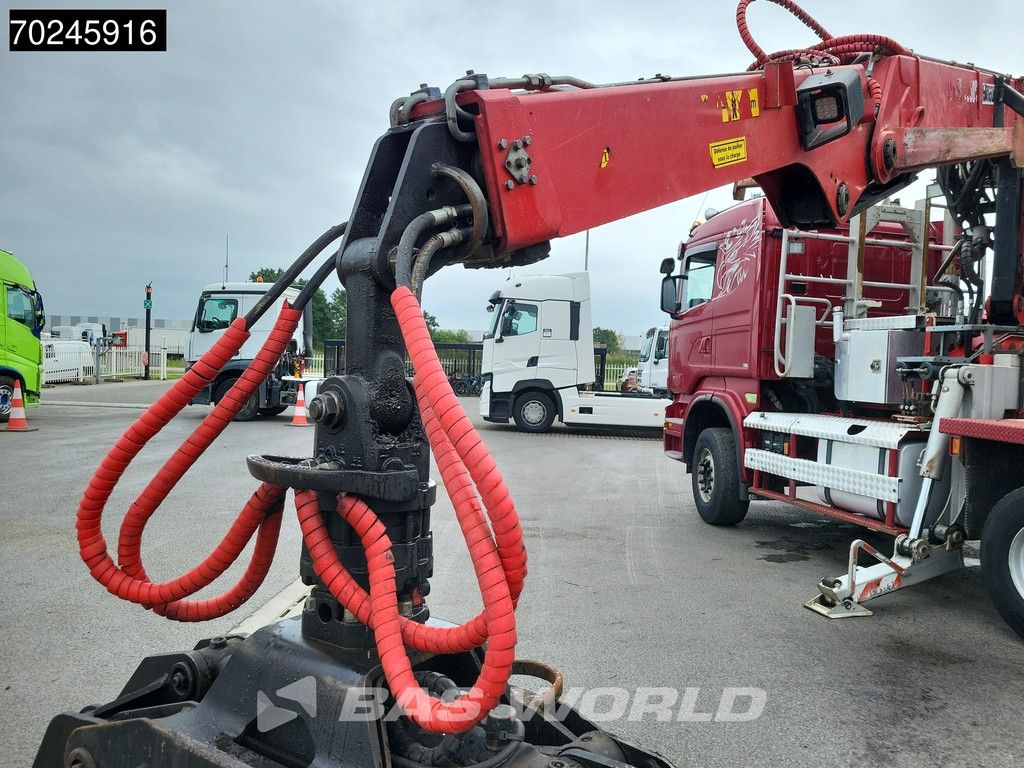 Scania R580 6X4 Jonsered J28505 83 wood Crane Holztransport Steel-suspension Retarder Euro 6