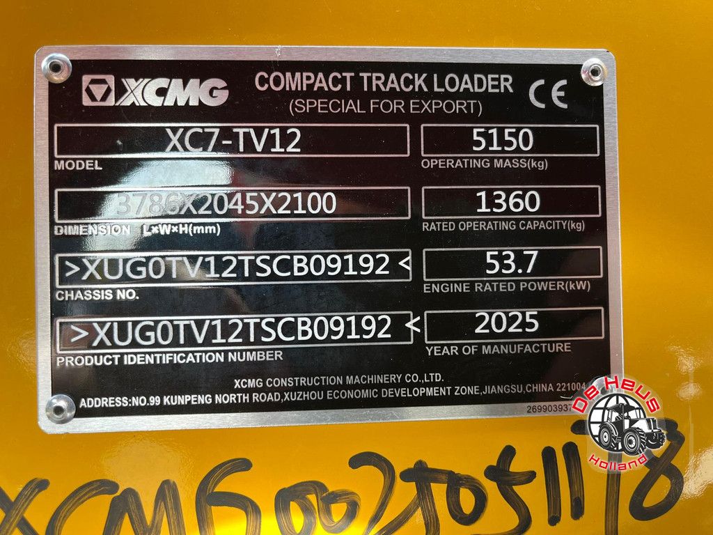 XCMG XC7-TV12