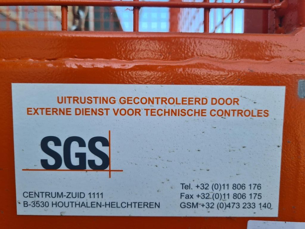 Hijsbak (voor goederen) work platform