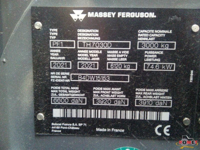 Massey Ferguson TH7030 LP