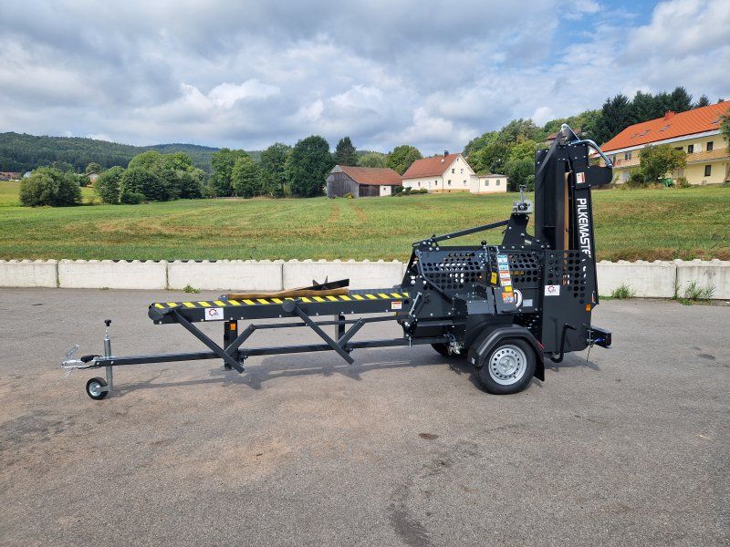 Pilkemaster GO 30cm 13PS Benzinmotor Förderband Stammheber Fahrwerk 80km/h