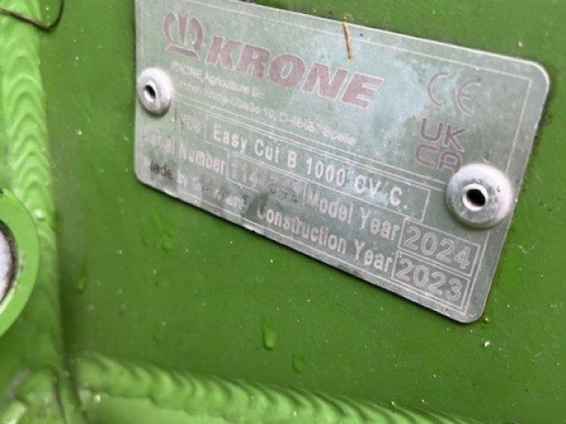 Krone Easy Cut B 1000 CV Collect