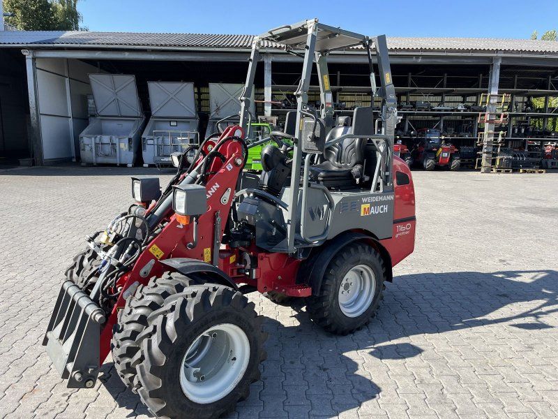 Weidemann 1160e mit 350h, Klappdach, Straßenzulassung