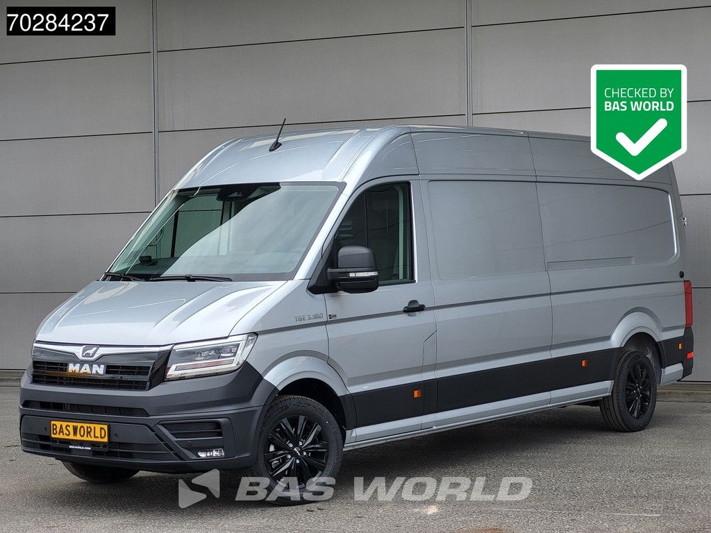 MAN TGE 3.180 Automaat 2025 Facelift L4H3 Trekhaak LED ACC Navi Airco Camera Parkeersensoren Euro6 L3H2 15m3 Airco Trekhaak