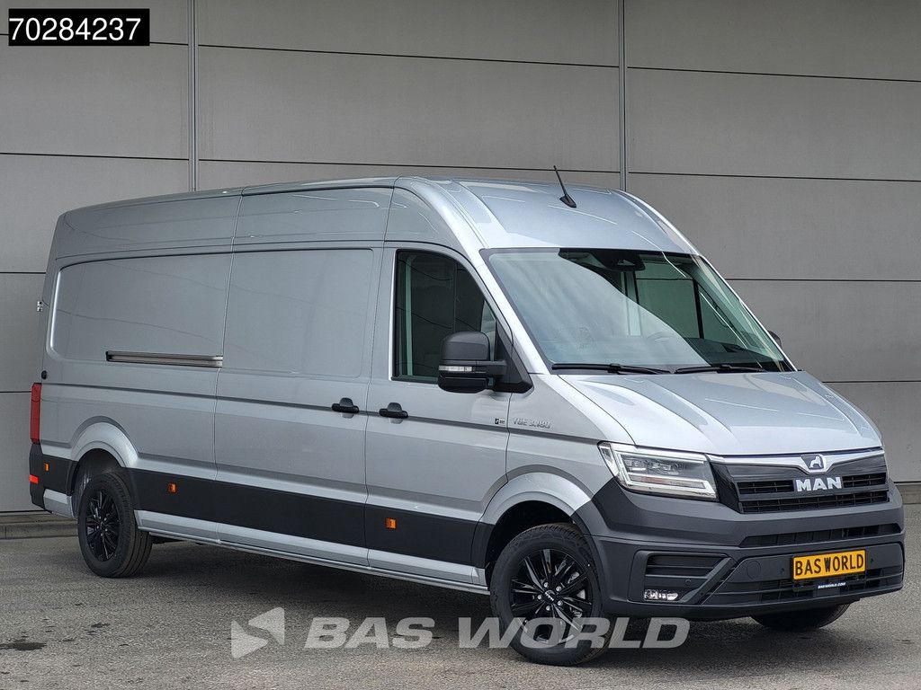 MAN TGE 3.180 Automaat 2025 Facelift L4H3 Trekhaak LED ACC Navi Airco Camera Parkeersensoren Euro6 L3H2 15m3 Airco Trekhaak