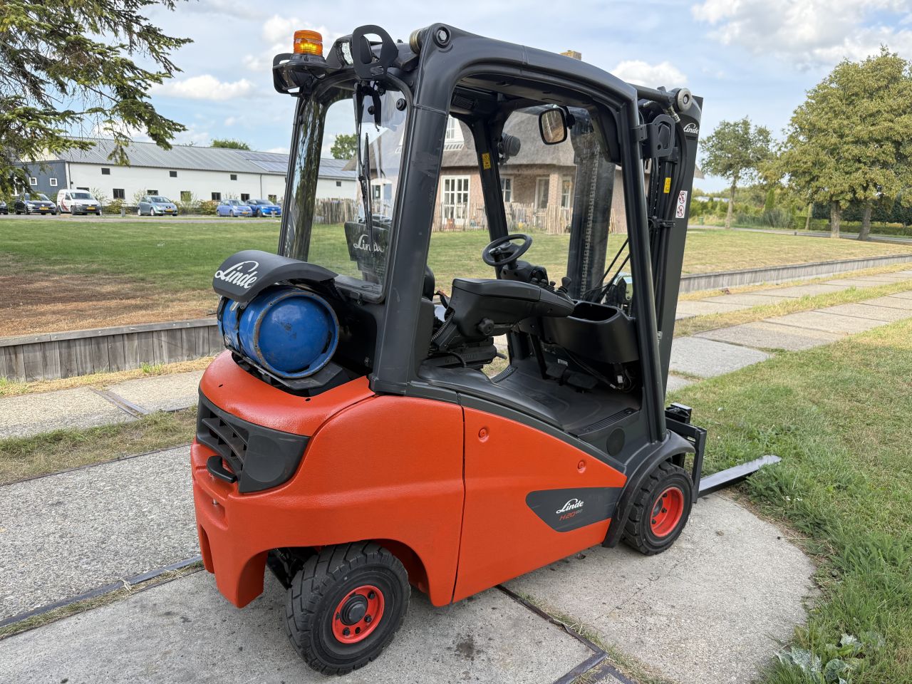 Linde H20T triplex containermast freelift sideshift BJ2019