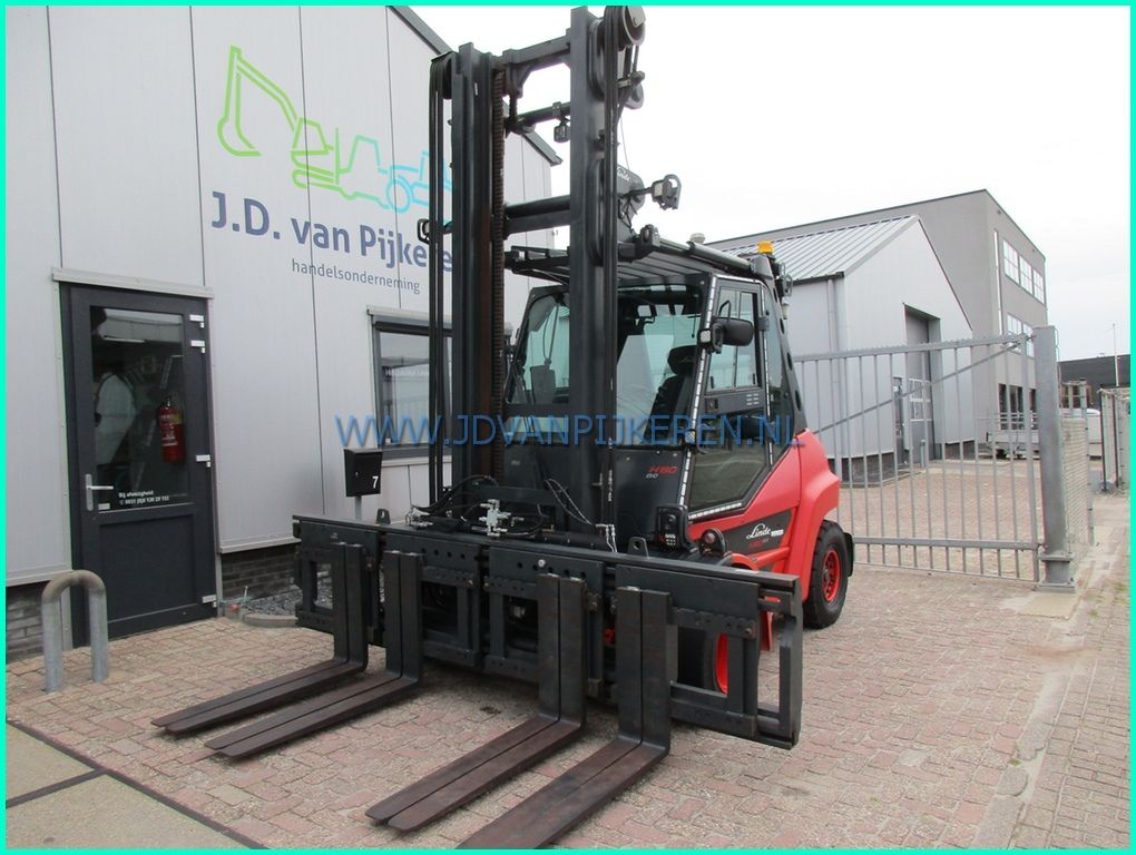 Linde H80D-03 evo 396 A/C+5x hydrauliek+sideshift+forkpositioner